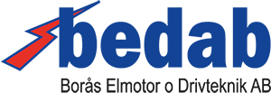 Bedab - Borås Elmotor o Drivteknik AB Bedab - Logotype